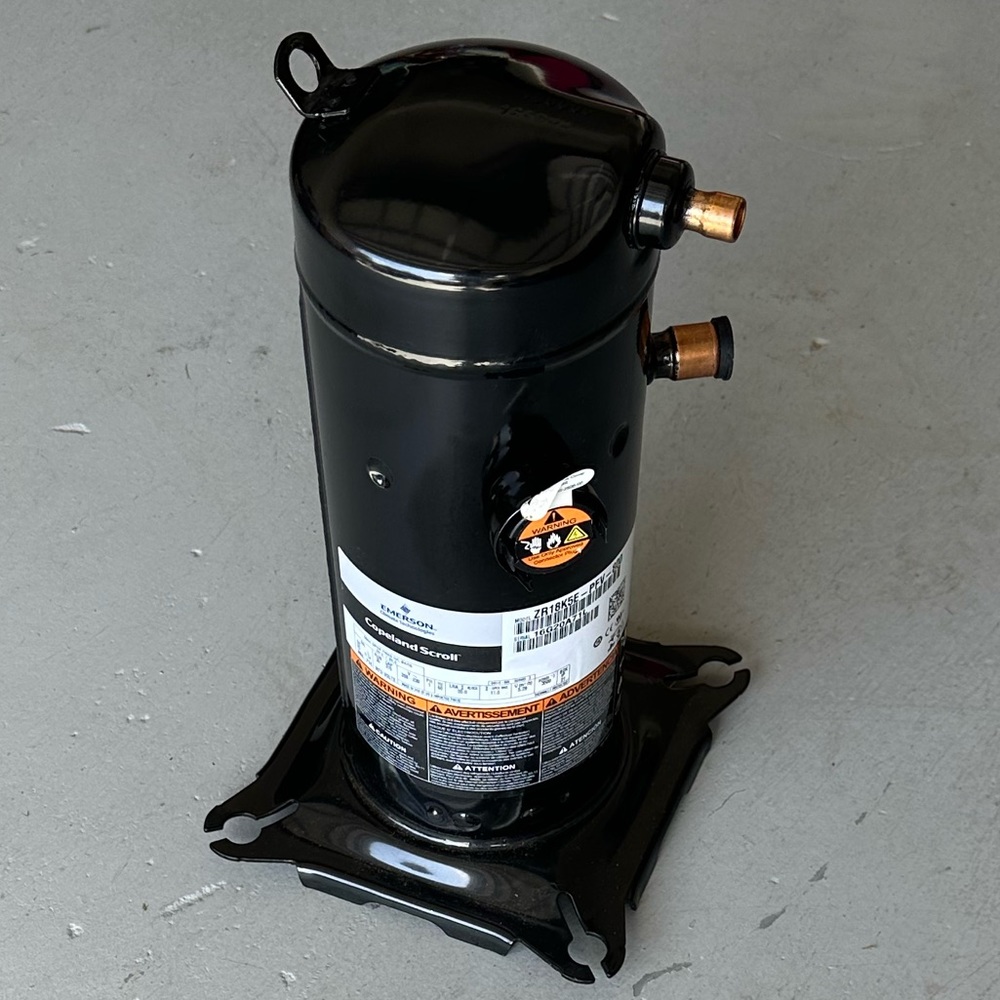 Copeland Scroll Compressor, Model Number: Zr18k5e… - image 2